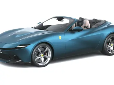 Ferrari Amalfi Spider 2027 3D model