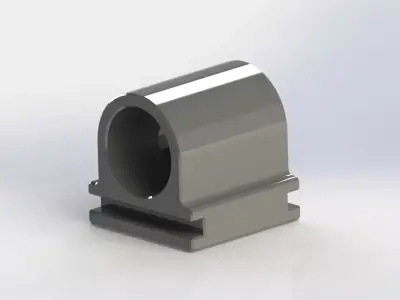 CABLE CLIP - D12 - 20 x 20 PROFILE 3D model