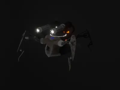 Cyber spider 3D model