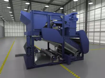 Sludge dewatering machines 3D model
