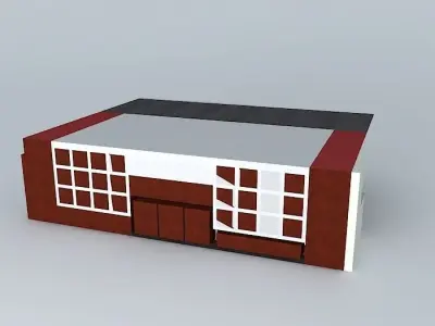 Wine bar Free 3D model