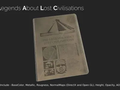 THE LEGENDS ABOUT LOST CIVILISATIONS Low-poly 3D model
