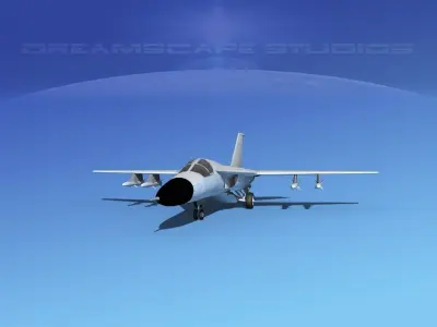General Dynamics F-111 Aardvark Bare Metal 3D model