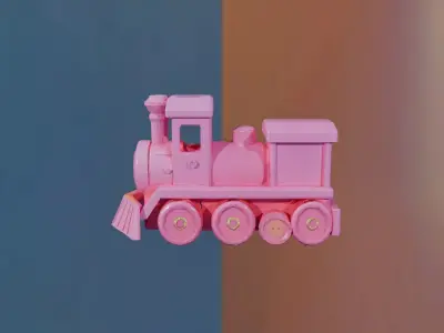 Our Lovely Pink Train 3D print model