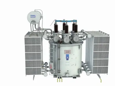 High Voltage Reactor 1 3D model