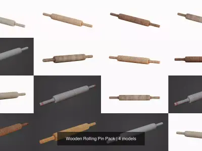 Wooden Rolling Pin Pack