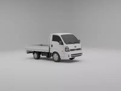 Kia Bongo Low-poly 3D model