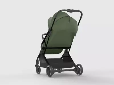 Baby stroller 3D model 3D model 18
