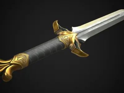 Melee Weapon Set A2 3D Model Pack