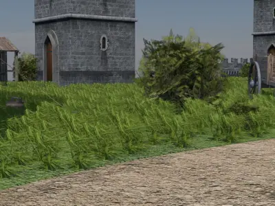 Castle Town 3D model purchase