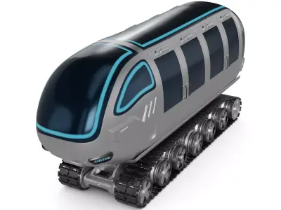 Snow Coach 3D model order