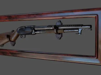 winchester m12  3D model
