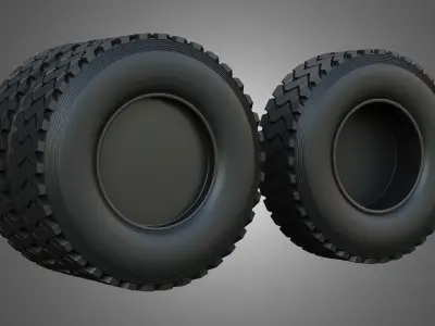 Markos Special Wheels and Tires  MSWT -1 3D model