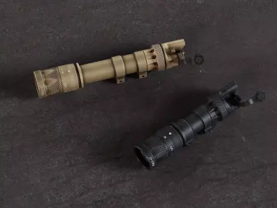 Surefire Scout Light M300V-M600V Low-poly 3D model
