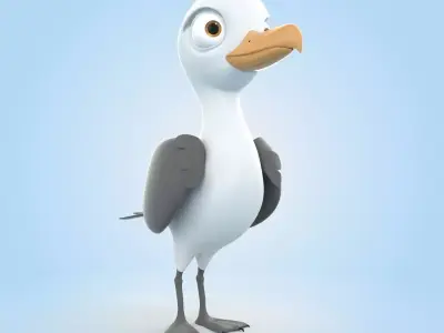Albatross 3D model