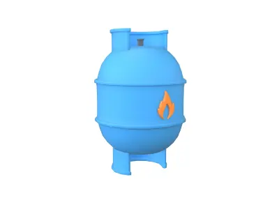 LPG Tank Icon V1 001 Low-poly 3D model