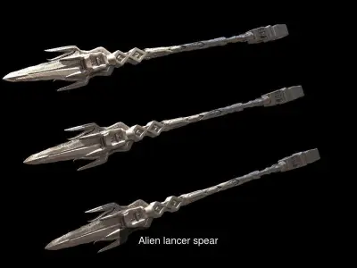 Alien Weapons Collection 3D Model Pack