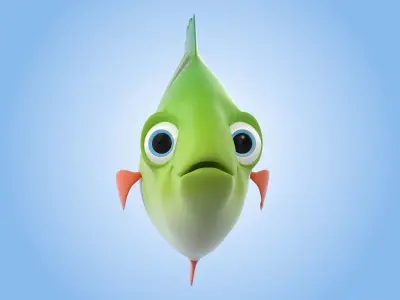 Perch Fish 3D model