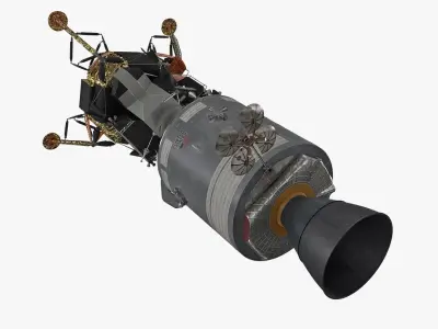Apollo Spacecraft 3D model purchase 3D model
