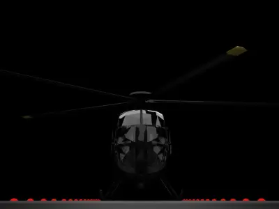 Rogue Assassin helicopter  Free low-poly 3D model