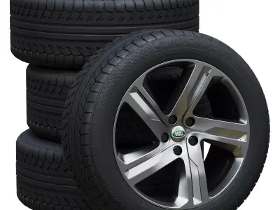 Land Rover wheels 3D model