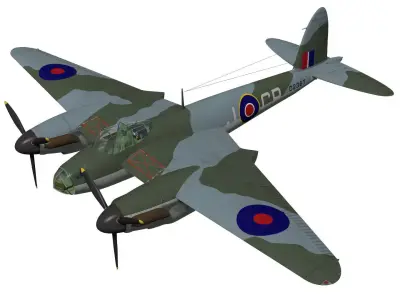 de Havilland DH98 Mosquito MkIV 3D model