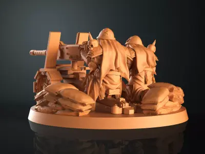 Traitor HMG Team 3D print model