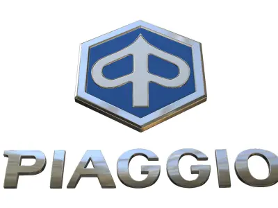 piaggio logo 3D model
