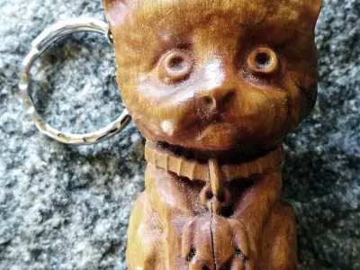 of a sad cat Free 3D model