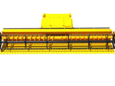 Combine Threshing  3D model