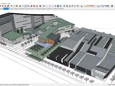 Sketchup Building V1 3D model