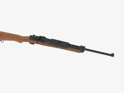 Ruger Mini 14 Ranch Rifle 3D model