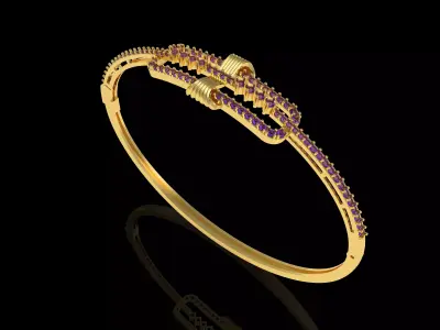 Art Deco Bracelet 18 3D print model