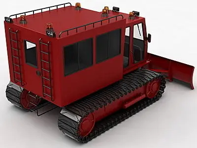 Snowplow Snowplough 3D model