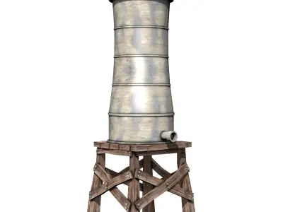 Water Tower 3D model buy