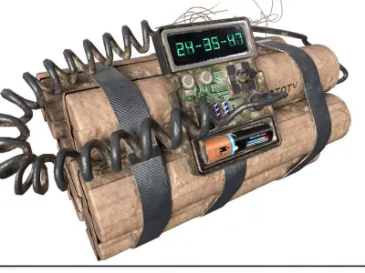Dynamite 19 3D model