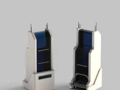 Sci-Fi Buildings Pack  3D model