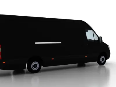 Mercedes Benz Sprinter L4H2 2009 Cargo EU 3D model