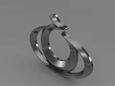 gleagle logo 3D model by Sergey