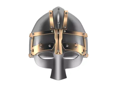 Medieval Helmet 09 3D model