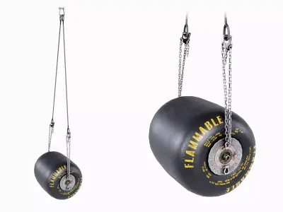 Fuel Blivet Low-poly 3D model