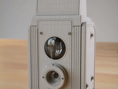 Kodak Duaflex II 1950s Vintage Camera 3D model