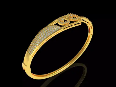 Art Deco Bracelet 13 3D print model