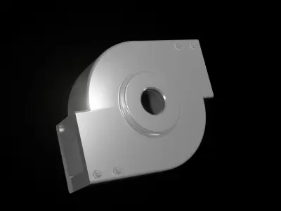 Industrial Part Casing 3D model