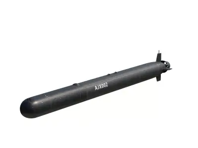 PLAN AJX002 AJX-002 Unmanned Underwater Vehicle UUV 3D model