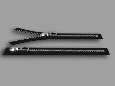 zipper zipper zippers Free 3D model