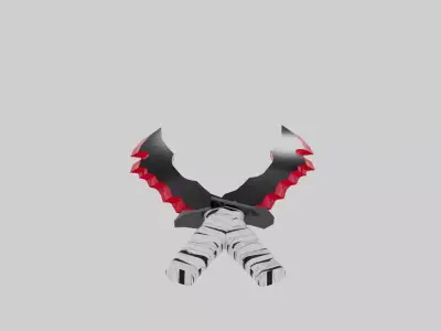 dagger sword from sololeveling Low-poly 3D model