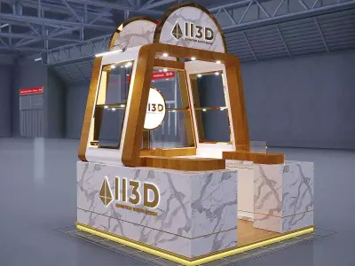 Purse Kiosk 3D model