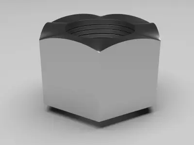 Hex Nut 3D model by erikyavrumyan
