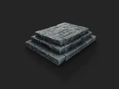 Old Ruin 6 Low-poly 3D model